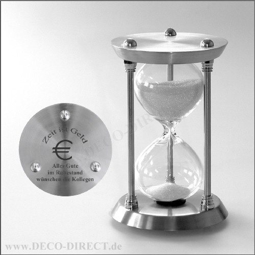 B3810 - Gravurbeispiel Sanduhr