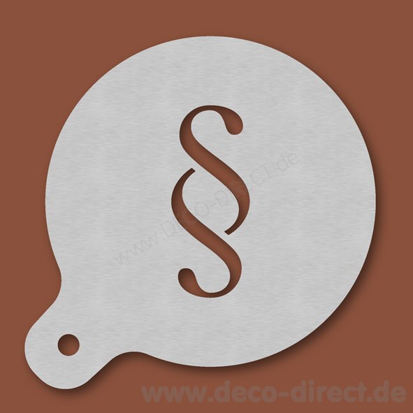 Cappuccino-Schablone Paragraph