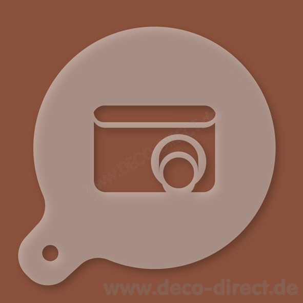 Cappuccino-Schablone Digitalkamera Kunststoff