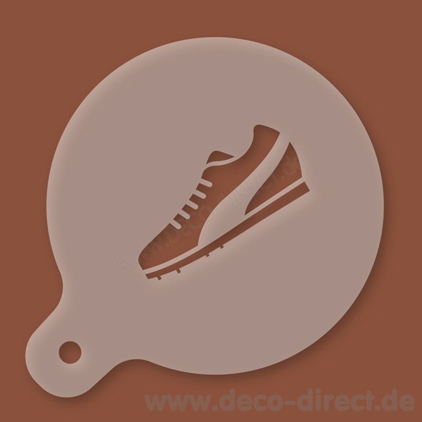 Cappuccino-Schablone Laufschuh Kunststoff