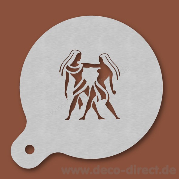 Cappuccino-Schablone Zwilling Edelstahl