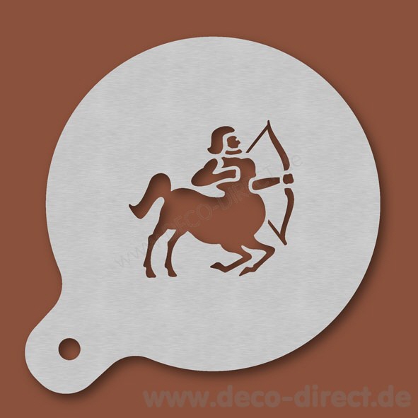 Cappuccino-Schablone Schütze Edelstahl