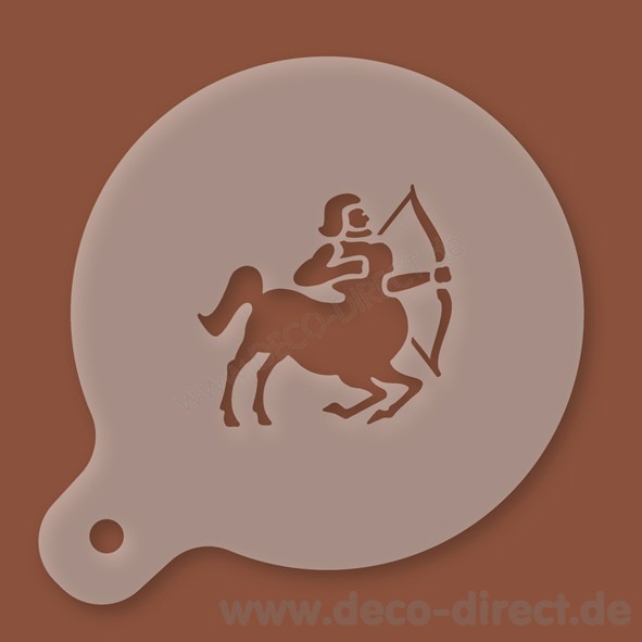 Cappuccino-Schablone Schütze Kunststoff