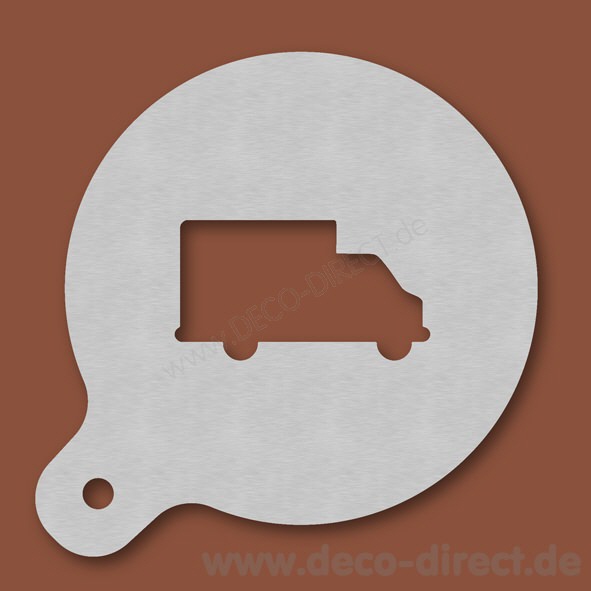 Cappuccino-Schablone Transporter Edelstahl