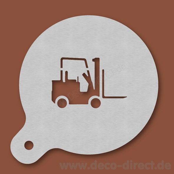 Cappuccino-Schablone Stapler Edelstahl