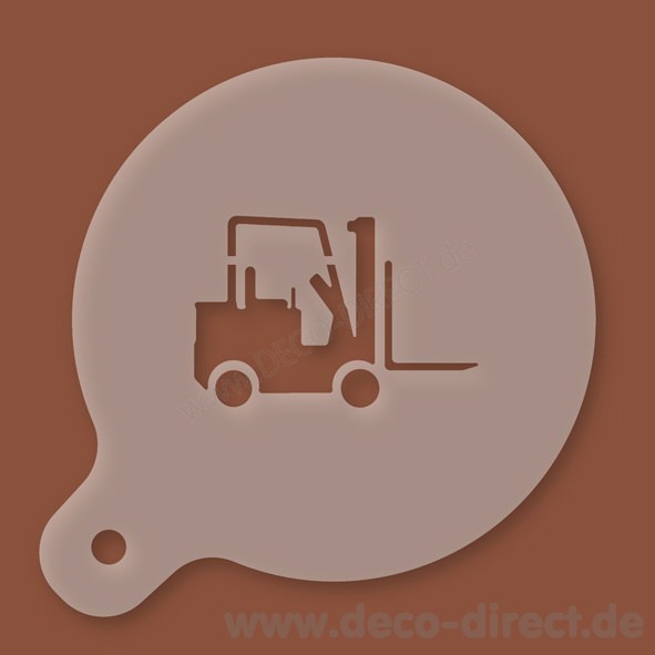 Cappuccino-Schablone Stapler Kunststoff