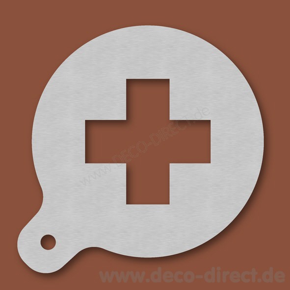 Cappuccino-Schablone Plus Edelstahl