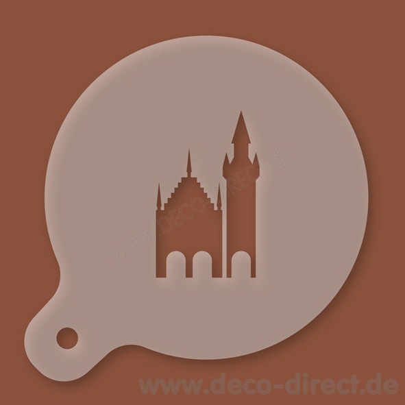 Cappuccino-Schablone München Kunststoff