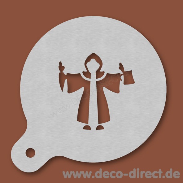 Cappuccino-Schablone Münchner Kindl Edelstahl