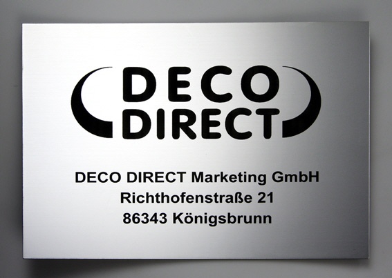 Firmenschild DECO DIRECT