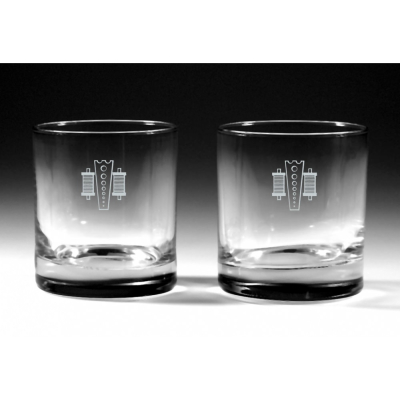 2er-Set Whiskeygläser Drahtzieher