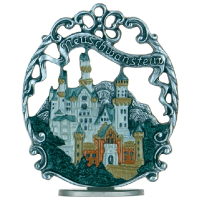 Zinn-Städtebild klein Neuschwanstein zum Stellen