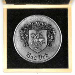 Städtemedaille "Bad Orb" (Wappen) aus Zinn
