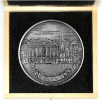 Städtemedaille "Bonn Rathaus um 1825" aus Zinn