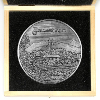 Städtemedaille "Donaueschingen" aus Zinn