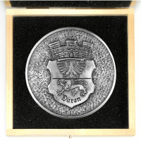 Städtemedaille "Düren" (Wappen) aus Zinn