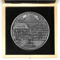 Städtemedaille "Hanau" aus Zinn