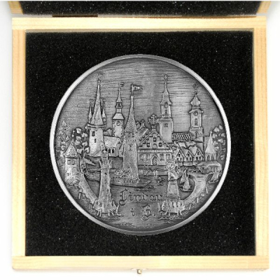 Städtemedaille Lindau i. B. aus Zinn
