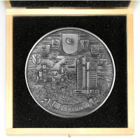 Städtemedaille "Lörrach" aus Zinn