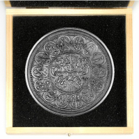 Städtemedaille "Memmingen" (Münz-Plakette) aus Zinn