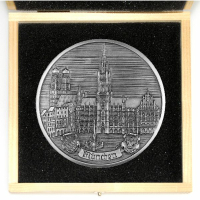 Städtemedaille "München" aus Zinn