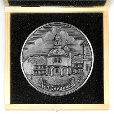 Städtemedaille Neu-Isenburg aus Zinn