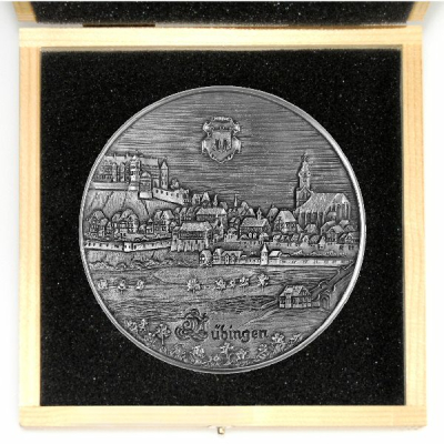 Städtemedaille "Tübingen" aus Zinn