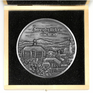 Städtemedaille "Zweybrücken um 1850"...