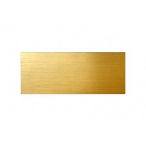 Standardschild rechteckig 100x40 mm goldmetallic