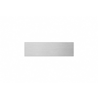 Standardschild rechteckig 70x20 mm silbermetallic