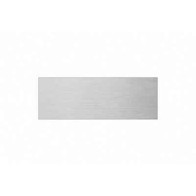 Standardschild rechteckig 85x30 mm silbermetallic