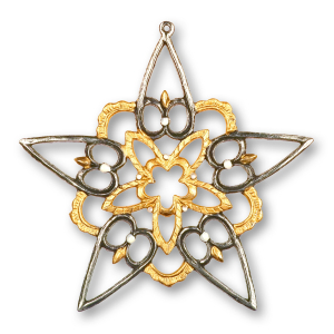 Zinn-Stern groß Nr. 6