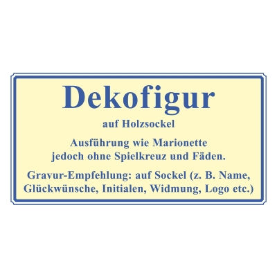 Dekofigur Angler