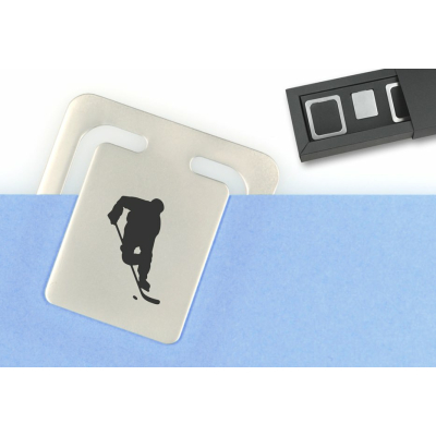 4er-Set Lesezeichen Eishockeyspieler