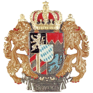 Zinn-Wappen Bayern 1835