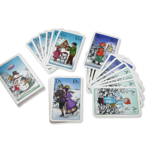 Winterquartett mit 32 Handkarten