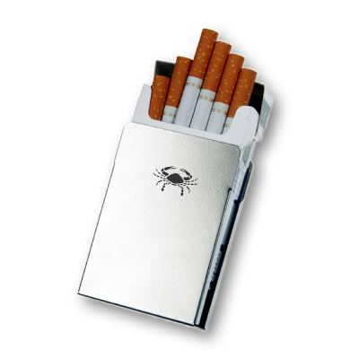 Zigarettenhülse "Krebs"