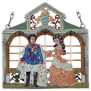 Zinnbild König Ludwig und Sisi