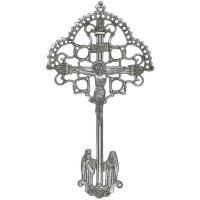 Zinnbild Kreuz antik