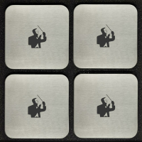 4er-Set Untersetzer "Dirigent"
