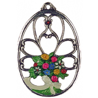 Zinnfigur Blumenstrauß