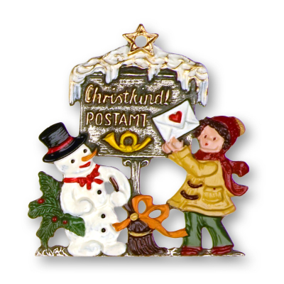 Zinnfigur Christkindl-Postamt