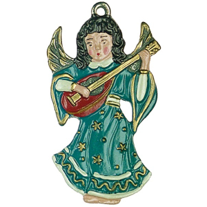 Zinnfigur Engel mit Mandoline