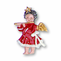 Zinnfigur Engel mit Querflöte