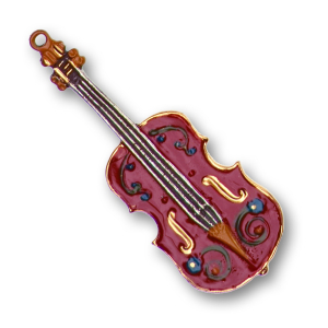 Zinnfigur Geige