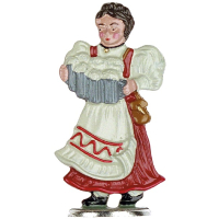 Zinnfigur Kellnerin (zum Stellen)