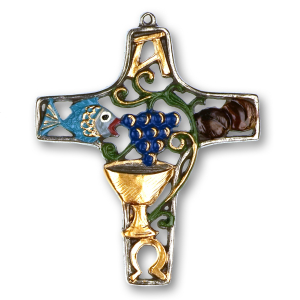 Zinnfigur Liturgisches Kreuz klein