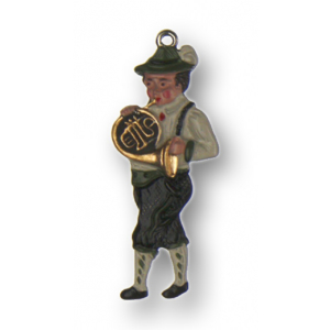 Zinnfigur Musikant mit Horn