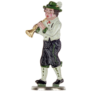 Zinnfigur Musikant mit Klarinette (zum Stellen)