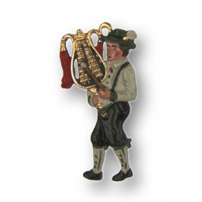 Zinnfigur Musikant mit Schellenbaum